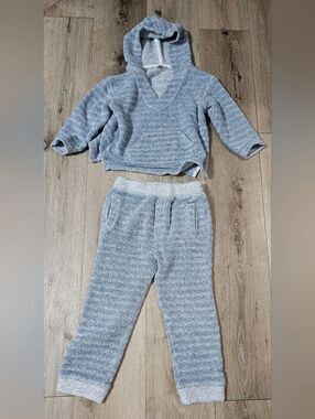 Faherty kids whitewater sweatershirt hoodie pants matching set size 6
